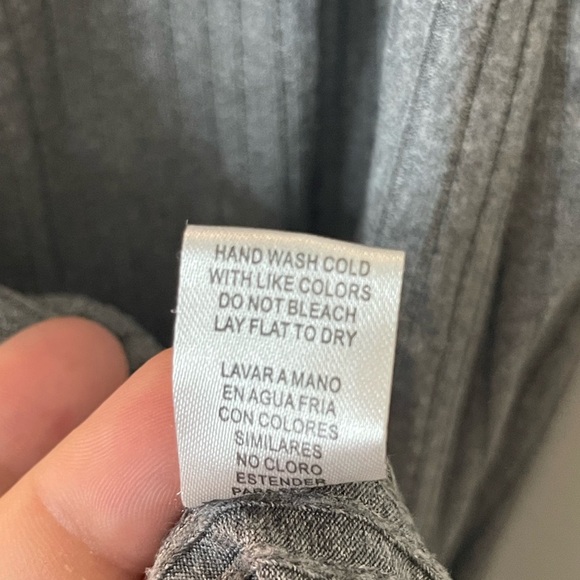 Heart and Hips women’s midi ribbed bodycon tank dress size medium soft gray - Picture 7 of 7